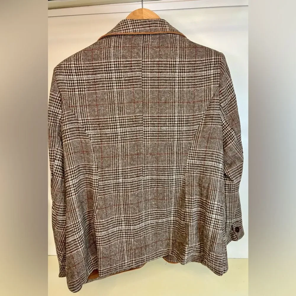 BloomChic UK Classic Checkered Blazer 12